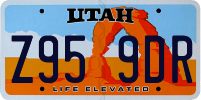 UT license plate Z959DR