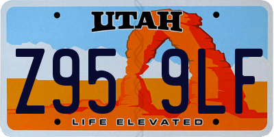 UT license plate Z959LF