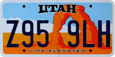 UT license plate Z959LH