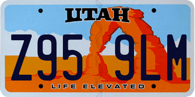 UT license plate Z959LM