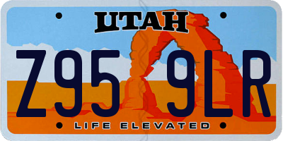 UT license plate Z959LR