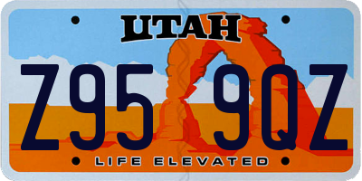 UT license plate Z959QZ