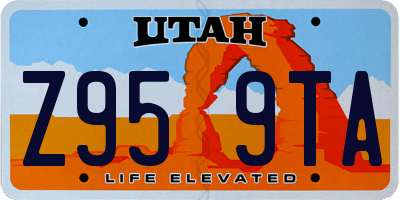 UT license plate Z959TA