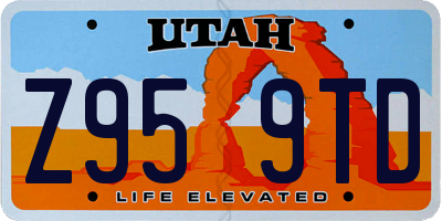 UT license plate Z959TD