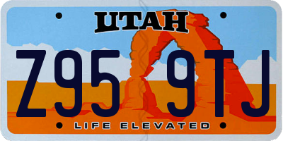 UT license plate Z959TJ