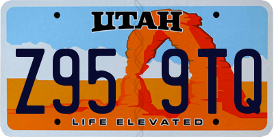 UT license plate Z959TQ