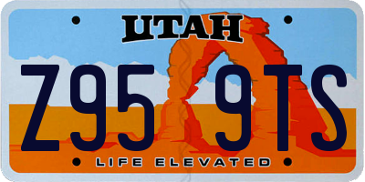 UT license plate Z959TS