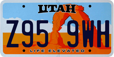 UT license plate Z959WH