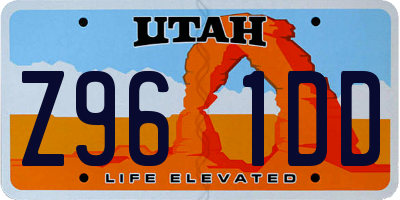 UT license plate Z961DD