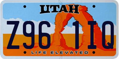 UT license plate Z961IQ