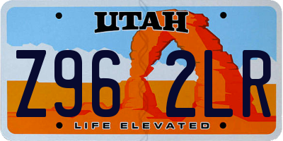 UT license plate Z962LR