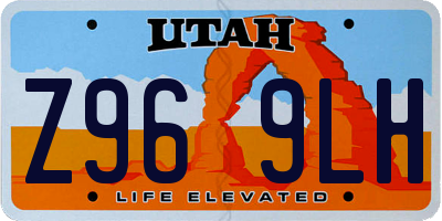 UT license plate Z969LH
