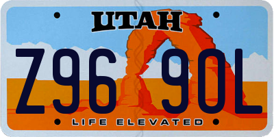 UT license plate Z969OL