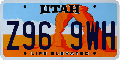 UT license plate Z969WH