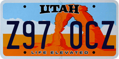 UT license plate Z970CZ