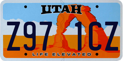 UT license plate Z971CZ