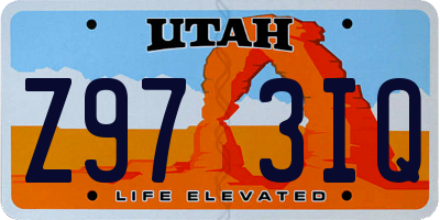 UT license plate Z973IQ