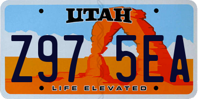 UT license plate Z975EA
