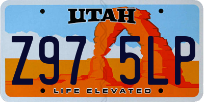 UT license plate Z975LP
