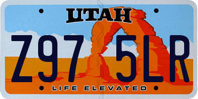 UT license plate Z975LR