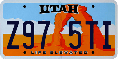 UT license plate Z975TI