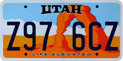 UT license plate Z976CZ