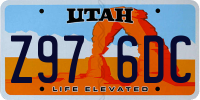 UT license plate Z976DC