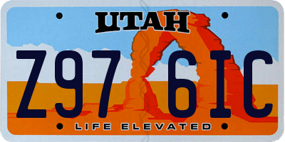 UT license plate Z976IC