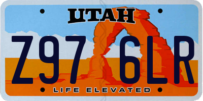UT license plate Z976LR