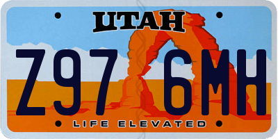 UT license plate Z976MH