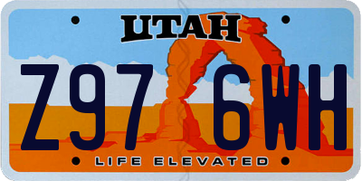UT license plate Z976WH