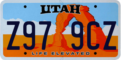 UT license plate Z979CZ