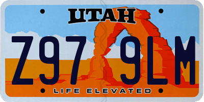 UT license plate Z979LM