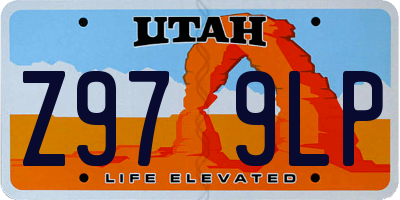UT license plate Z979LP