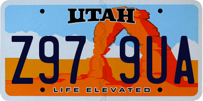 UT license plate Z979UA