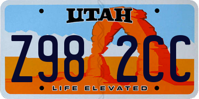 UT license plate Z982CC