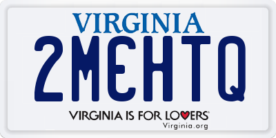 VA license plate 2MCHTQ