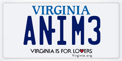 VA license plate ANIM3