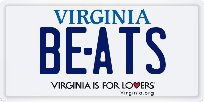 VA license plate BEATS
