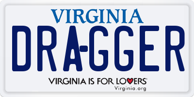 VA license plate DRAGGER