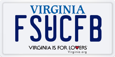 VA license plate FSUCFB