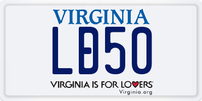 VA license plate LD50