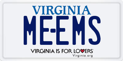 VA license plate MEEMS