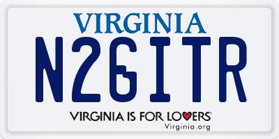 VA license plate N2GITR