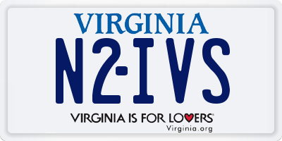 VA license plate N2IVS