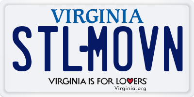 VA license plate STLMOVN