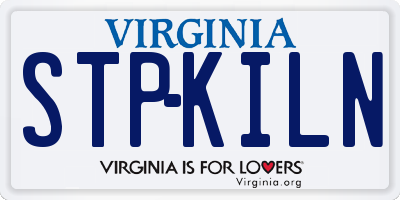 VA license plate STPKILN