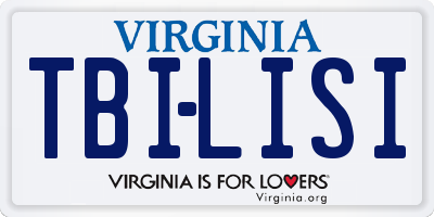 VA license plate TBILISI