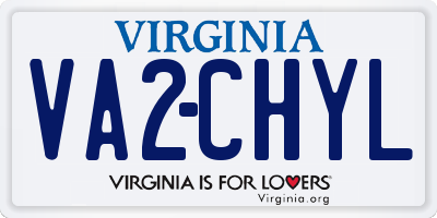 VA license plate VA2CHYL