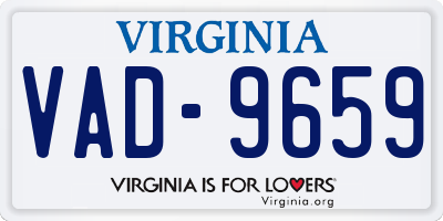 VA license plate VAD9659